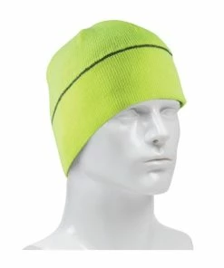PIP Safety / West Chester PIP Winter Beannie Cap With Reflective Stripe 360-BEANNIELY