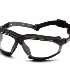 Pyramex Safety Pyramex Isotope Clear H2MAX Anti-Fog Lens With Black Frame GB9410STM