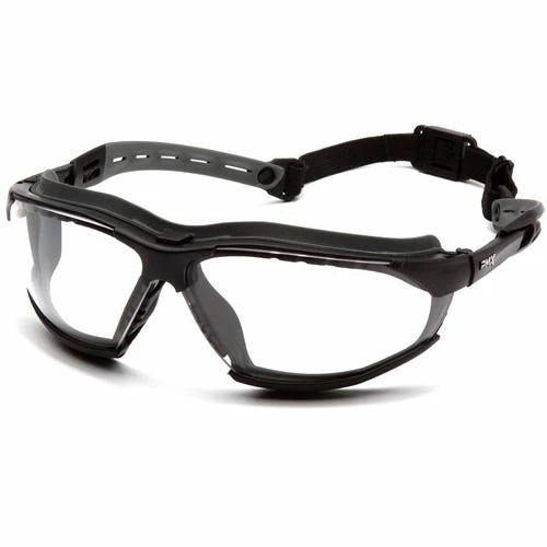 Pyramex Safety Pyramex Isotope Clear H2MAX Anti-Fog Lens With Black Frame GB9410STM 1 Pyramex Safety Pyramex Isotope Clear H2MAX Anti-Fog Lens With Black Frame GB9410STM