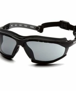 Pyramex Safety Pyramex Isotope Gray H2MAX Anti-Fog Lens With Black Frame GB9420STM