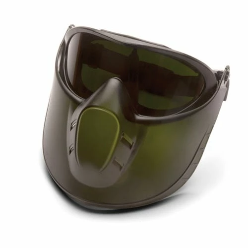 Pyramex Safety Pyramex Capstone Green Tinted Face Shield With IR5 H2X Anti-Fog Lens Goggle GG504TSHIELDIR5 1 Pyramex Safety Pyramex Capstone Green Tinted Face Shield With IR5 H2X Anti-Fog Lens Goggle GG504TSHIELDIR5
