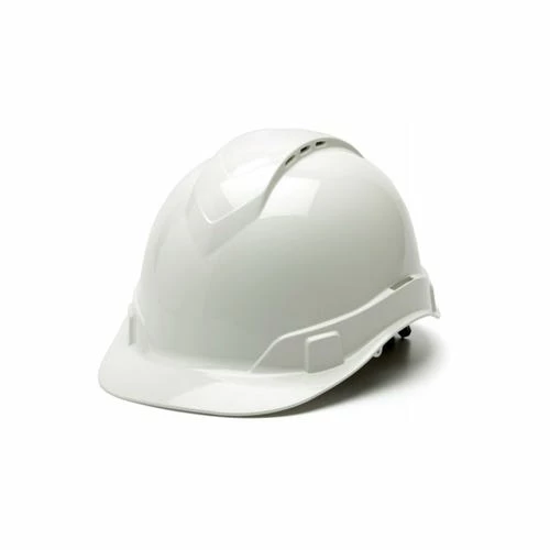 Pyramex Safety Pyramex Ridgeline Cap Style Hard Hat White Class C Vented HP44110V 1 Pyramex Safety Pyramex Ridgeline Cap Style Hard Hat White Class C Vented HP44110V