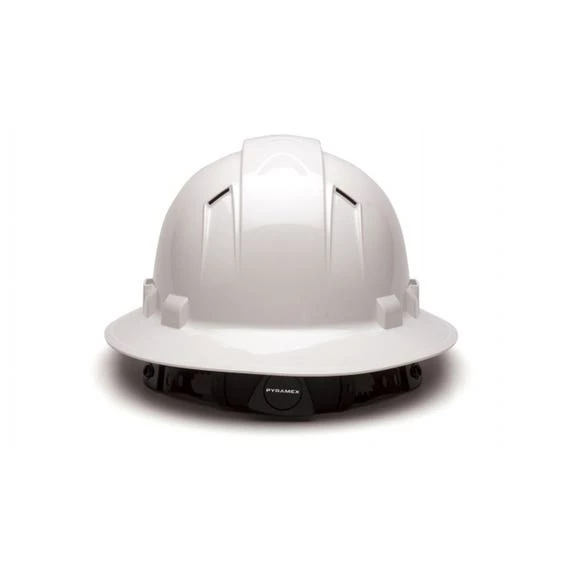 Pyramex Safety Pyramex Ridgeline Vented Full Brim 4 Pt Ratchet Suspension White HP54110V 2 Pyramex Safety Pyramex Ridgeline Vented Full Brim 4 Pt Ratchet Suspension White HP54110V - Image 2
