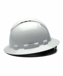 Pyramex Safety Pyramex Ridgeline Vented Full Brim 4 Pt Ratchet Suspension White HP54110V 8 Pyramex Safety Pyramex Ridgeline Vented Full Brim 4 Pt Ratchet Suspension White HP54110V -PIP Safety-shop pyrhp54110v 4