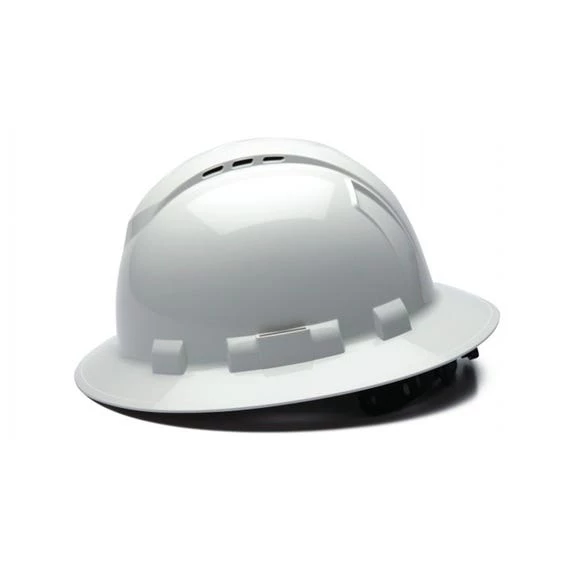 Pyramex Safety Pyramex Ridgeline Vented Full Brim 4 Pt Ratchet Suspension White HP54110V 4 Pyramex Safety Pyramex Ridgeline Vented Full Brim 4 Pt Ratchet Suspension White HP54110V - Image 4