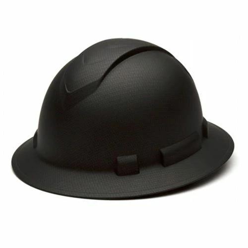 Pyramex Safety Pyramex Ridgeline Full Brim Hard Hat Matte Black Graphite Ratchet HP54117 1 Pyramex Safety Pyramex Ridgeline Full Brim Hard Hat Matte Black Graphite Ratchet HP54117