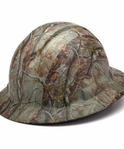 Pyramex Safety Pyramex Ridgeline Full Brim Hard Hat Matte Camo Ratchet HP54119