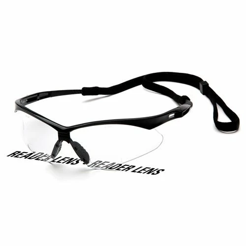 Pyramex Safety Pyramex PMXTREME Readers 1.5 Clear Lens With Black Frame And Cord SB6310SPR15 1 Pyramex Safety Pyramex PMXTREME Readers 1.5 Clear Lens With Black Frame And Cord SB6310SPR15