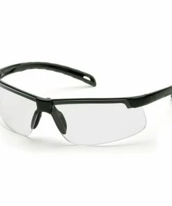 Pyramex Safety Pyramex Ever-Lite Clear H2MAX Anti-Fog Lens With Black Frame SB8610DTM