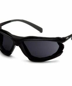 Pyramex Safety Pyramex Proximity Dark Gray H2MAX Anti-Fog Lens Black Frame SB9323STM