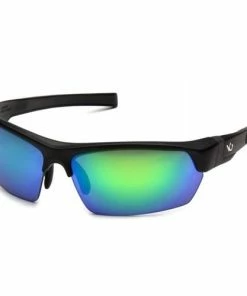 Pyramex Safety Pyramex Venture Gear Tensaw Green Mirror Polarized Lens With Black Frame VGSB331