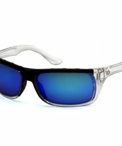 Pyramex Safety Pyramex Venture Gear Vallejo Ice Blue Mirror Anti-Fog Lens With Clear Frame VGSC965T