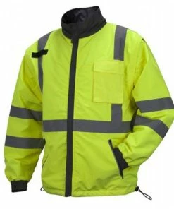 Alternative view of Pyramex Safety Pyramex Class 3 Hi-Vis 4-in-1 Reversible Windbreaker Jacket RJR3410