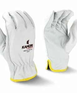 Radians KAMORI Cut Protection Level A4 White Grain Goatskin Work Gloves - RWG52-OPT