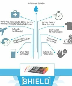 Shield Hydration SWORD Performance Electrolyte Hydration Powder Mix Makes 5 Gal Lemonade 01-01-30-06-LM 7 Shield Hydration SWORD Performance Electrolyte Hydration Powder Mix Makes 5 Gal Lemonade 01-01-30-06-LM -PIP Safety-shop shield benefits