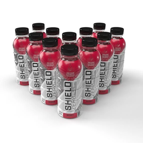 Shield Hydration SHIELD Zero Electrolyte Hydration Ready-To-Drink Bottle - Berry Flavored (12 Pack) Z2-02-16.9-12-BR 1 Shield Hydration SHIELD Zero Electrolyte Hydration Ready-To-Drink Bottle - Berry Flavored (12 Pack) Z2-02-16.9-12-BR