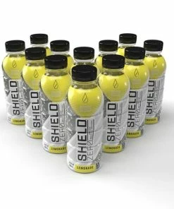 Shield Hydration SHIELD Zero Electrolyte Hydration Ready-To-Drink Bottle - Lemonade Flavored (12 Pack) Z2-02-16.9-12-LM