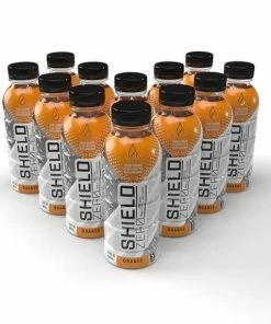 Shield Hydration SHIELD Zero Electrolyte Hydration Ready-To-Drink Bottle - Orange Flavored (12 Pack) Z2-02-16.9-12-OR