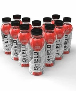 Shield Hydration SHIELD Zero Electrolyte Hydration Ready-To-Drink Bottle - Pineapple Mango Flavored (12 Pack) Z2-02-16.9-12-PM