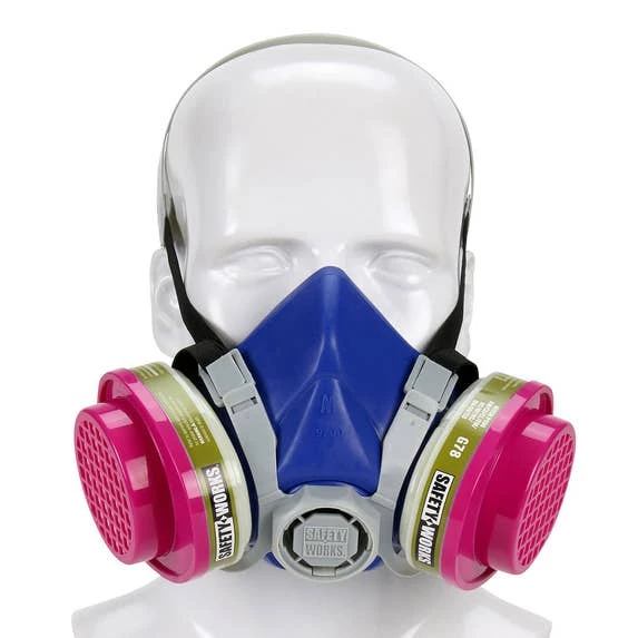 PIP Safety Safty Works Professional Half-Mask PRO Multi-Purpose Respirator - Medium SWX00321 1 PIP Safety Safty Works Professional Half-Mask PRO Multi-Purpose Respirator - Medium SWX00321