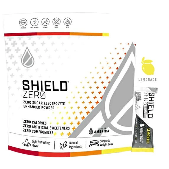 Shield Hydration Shield Zero Electrolyte Hydration Powder Mixes Single Serve - Lemonade Flavored (Box Of 100) Z2-01-01-100-LM 1 Shield Hydration Shield Zero Electrolyte Hydration Powder Mixes Single Serve - Lemonade Flavored (Box Of 100) Z2-01-01-100-LM