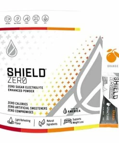 Shield Hydration Shield Zero Electrolyte Hydration Powder Mixes Single Serve - Orange Flavored (Box Of 100) Z2-01-01-100-OR